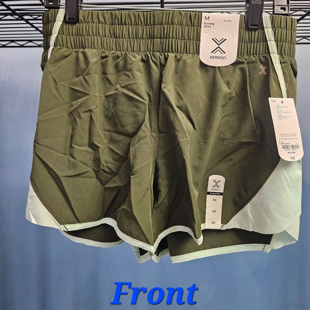 Xersion Green Running Shorts
